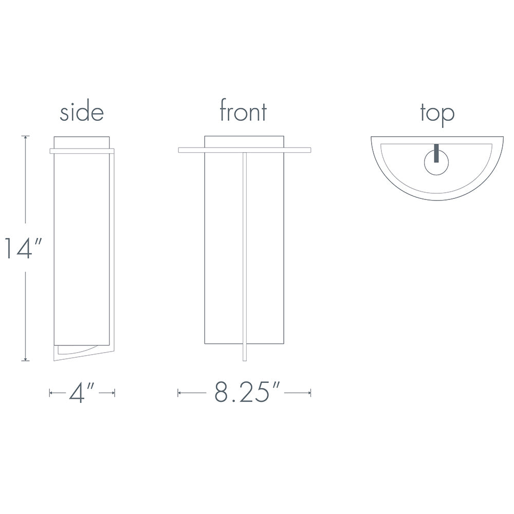 Ultralights Lighting Synergy 0475 ADA Sconce