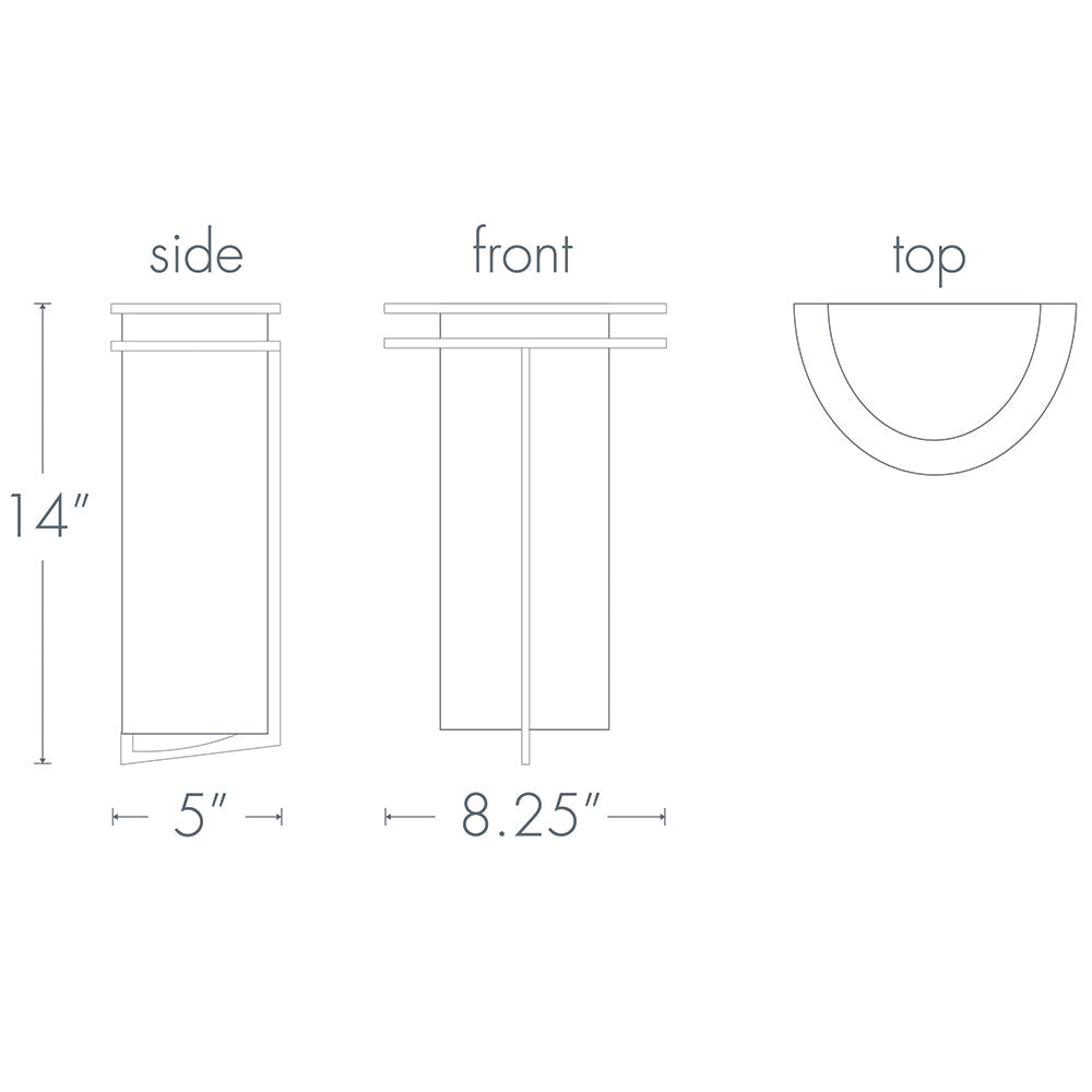Ultralights Lighting Synergy 0476 Exterior Sconce
