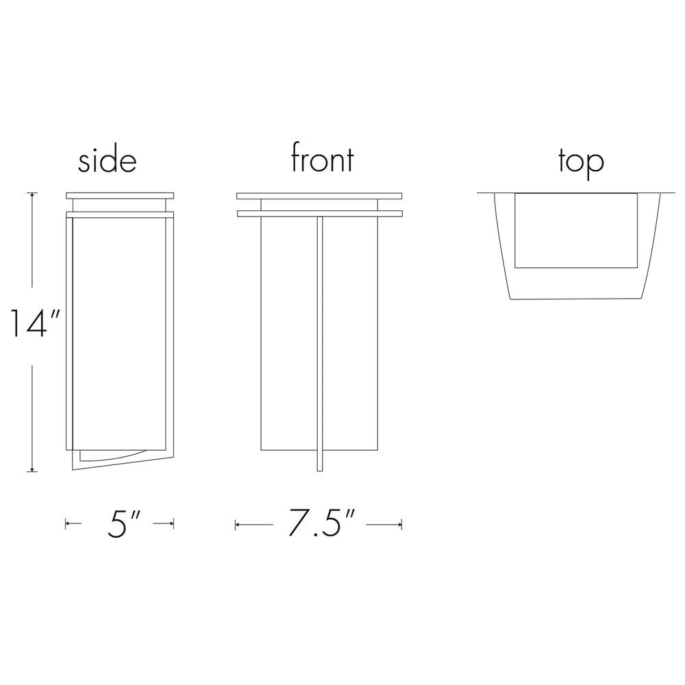 Ultralights Lighting Synergy 0486 Exterior Sconce