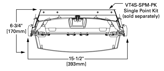 Metalux Lighting VT4S LED