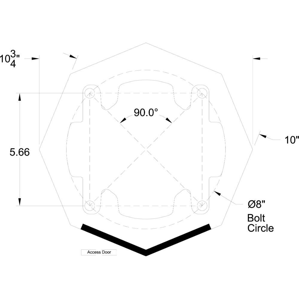 Amerlux APQ10 Pole Series 1