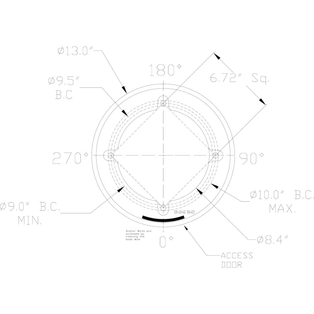 Amerlux APQ120 Pole Series 1