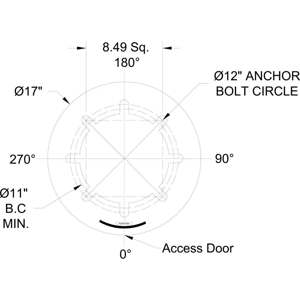 Amerlux APQ170 Pole Series 1
