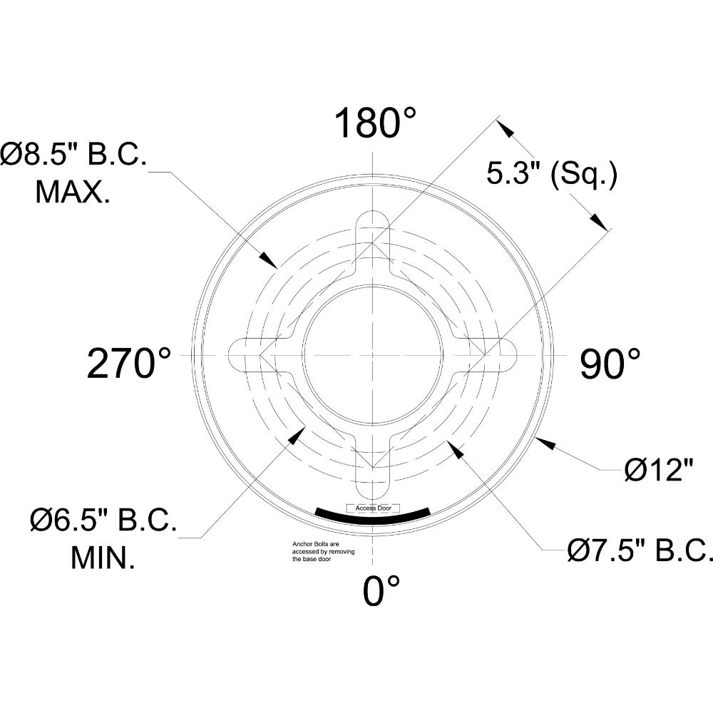 Amerlux APQ40 Pole Series 1