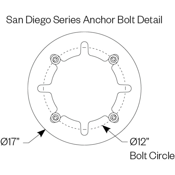 Amerlux San Diego AP-Pole Series (AP170x) 1