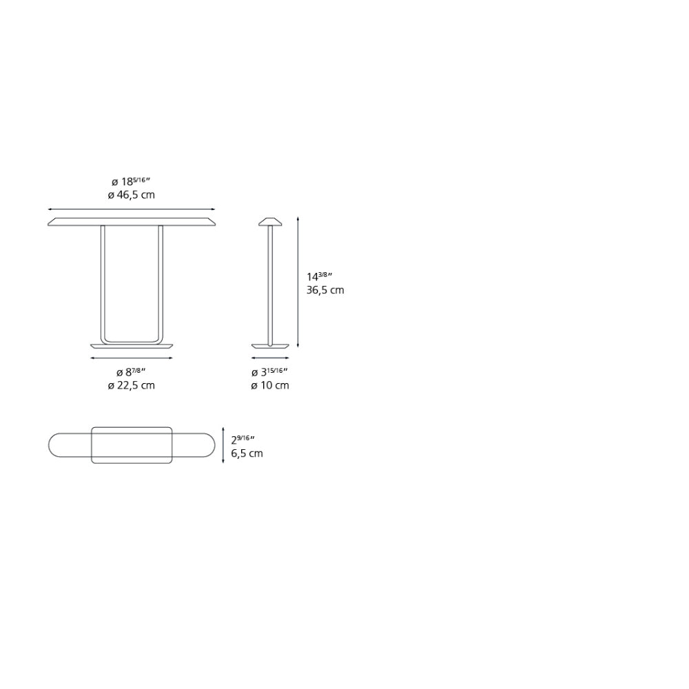 Artemide Tempio LED 14W 30K 90CRI Bronze ULTable Lamp