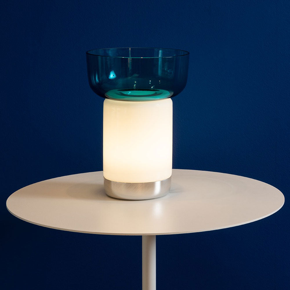 Artemide Bonta 2.4W 27K 80CRI 120V Multiplug Table Lamp with White Diffuser