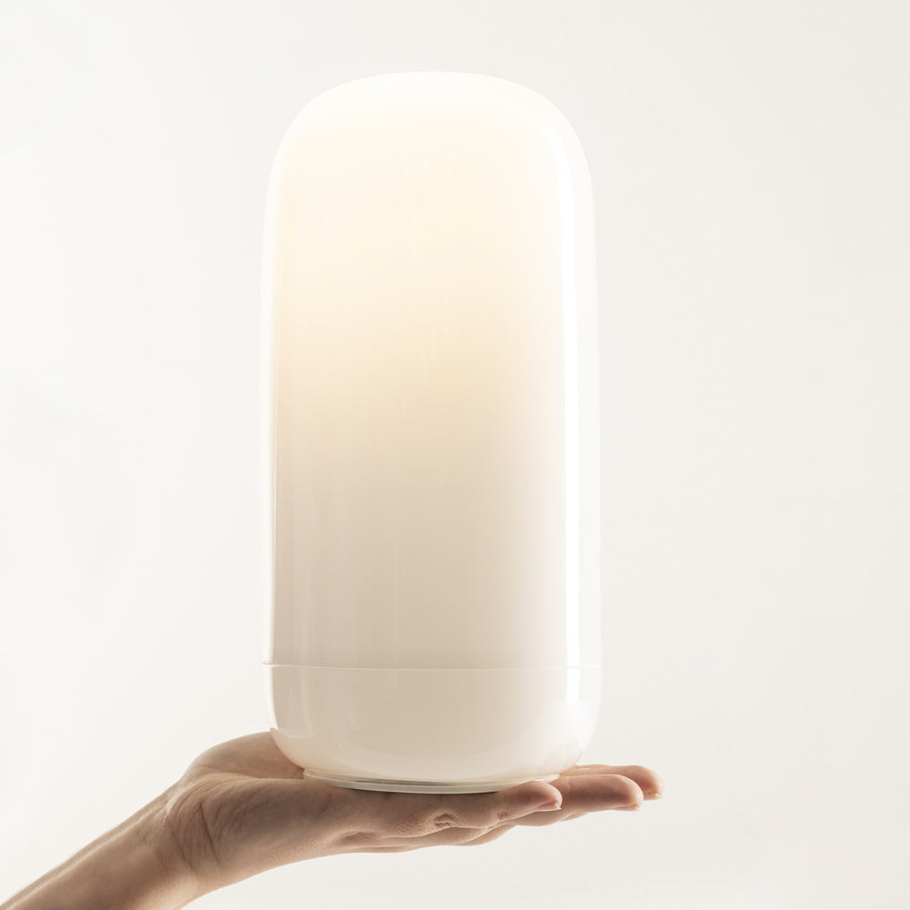 Artemide Gople Portable LED 2.4W LED 27K 80CRI White 120V Cetlus Table Lamp