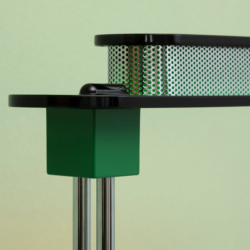 Artemide Pausania LED 14W Tunable White with Green Diffuser Table Lamp