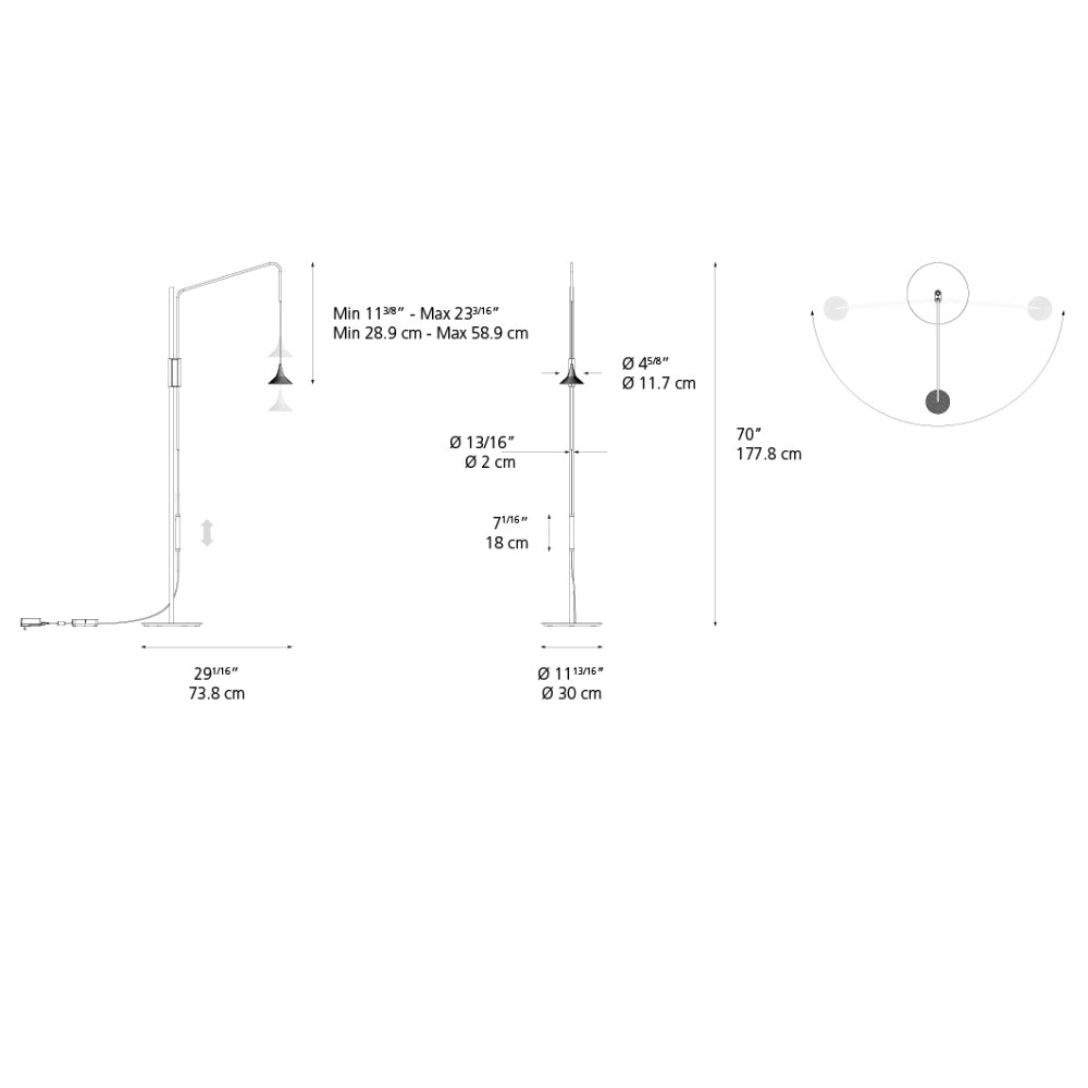 Artemide Unterlinden Floor Lamp