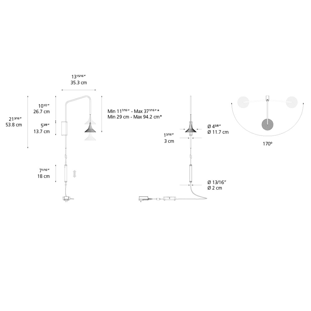 Artemide Unterlinden Wall Light