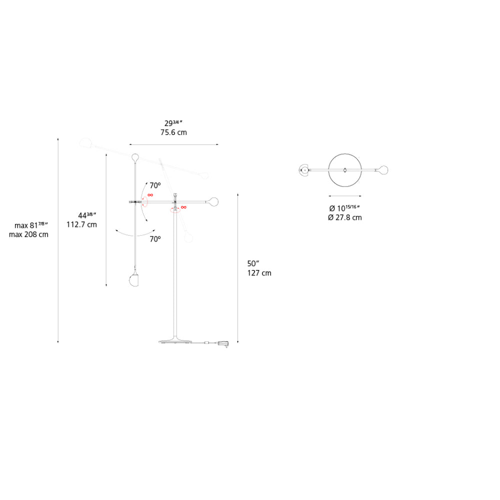Artemide Ixa LED Floor Lamp