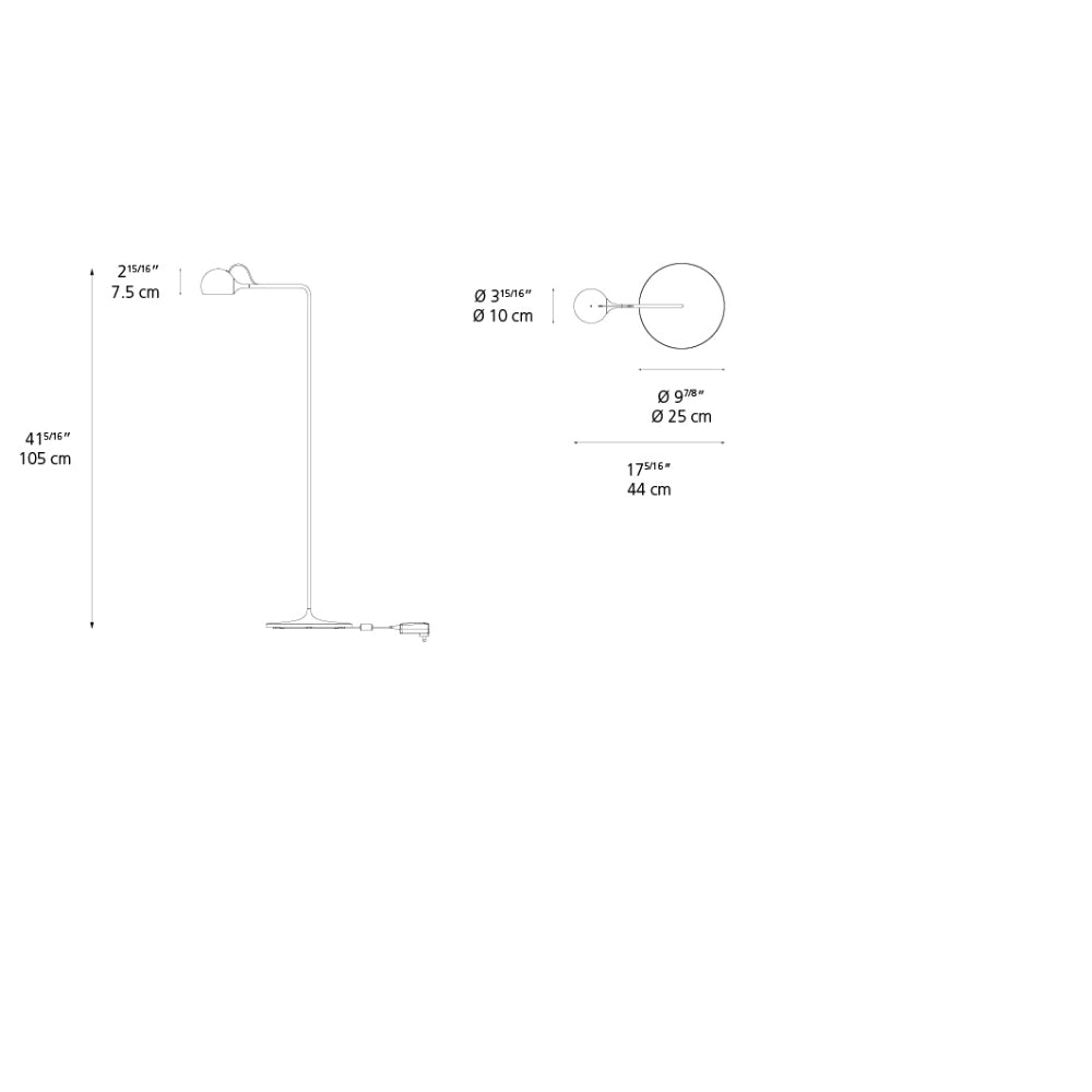 Artemide Ixa LED Floor Lamp