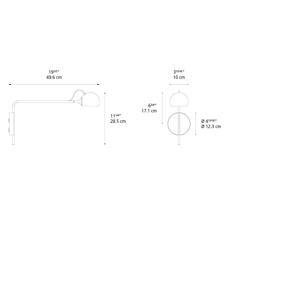 Artemide Ixa LED 120V Wall Light