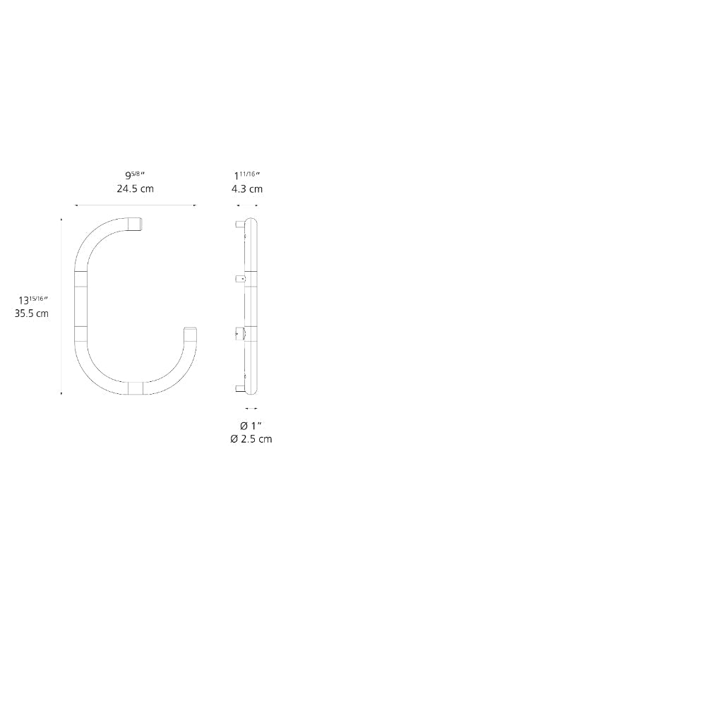 Artemide Alphabet of Light LED 24VDC Mini Uppercase Wall Light