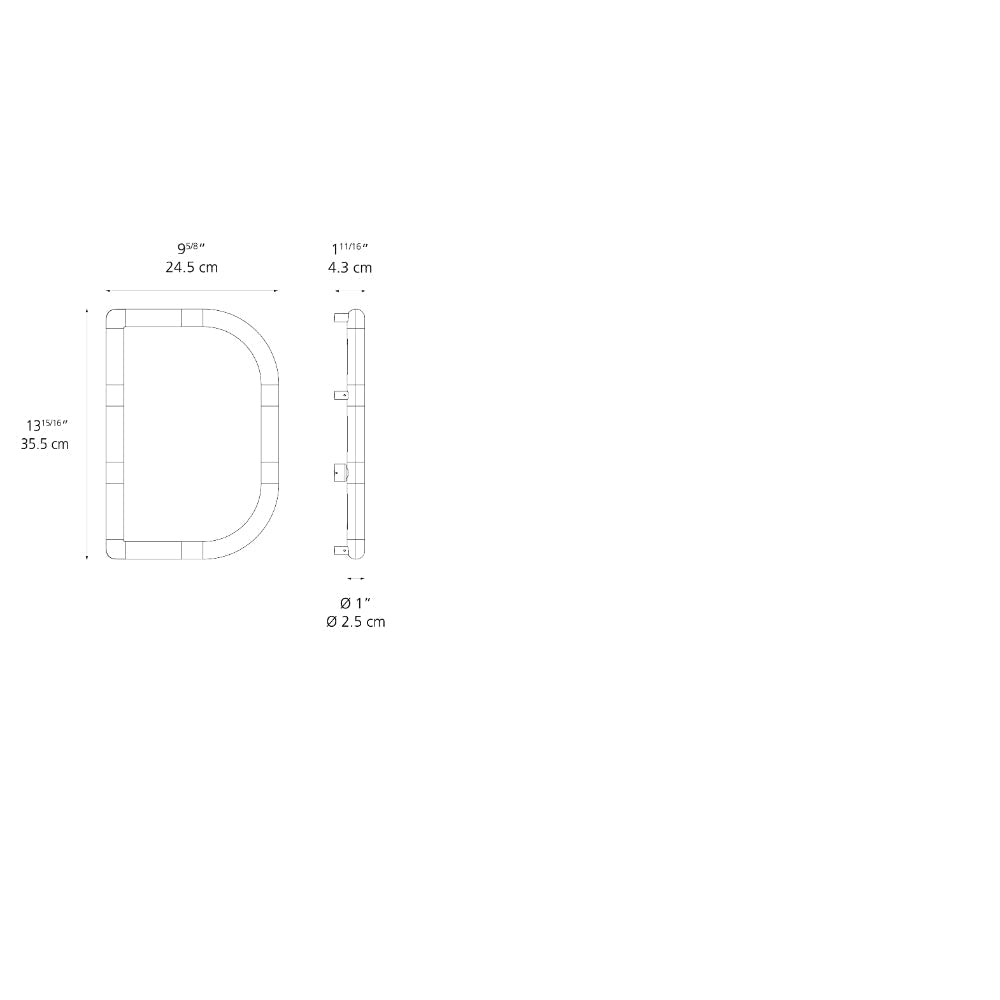 Artemide Alphabet of Light LED 24VDC Mini Uppercase Wall Light