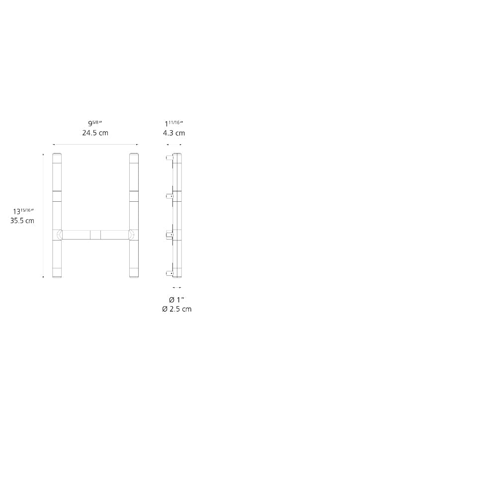 Artemide Alphabet of Light LED 24VDC Mini Uppercase Wall Light