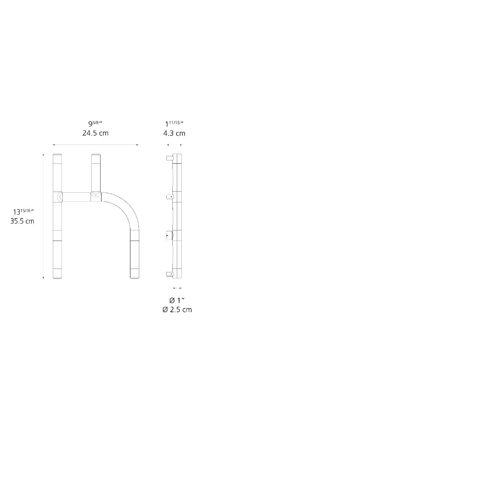 Artemide Alphabet of Light LED 24VDC Mini Uppercase Wall Light