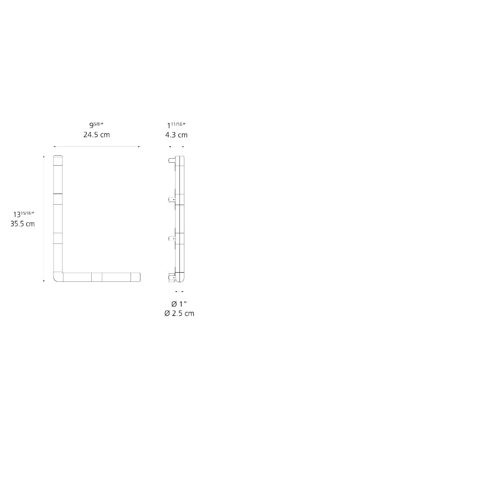 Artemide Alphabet of Light LED 24VDC Mini Uppercase Wall Light
