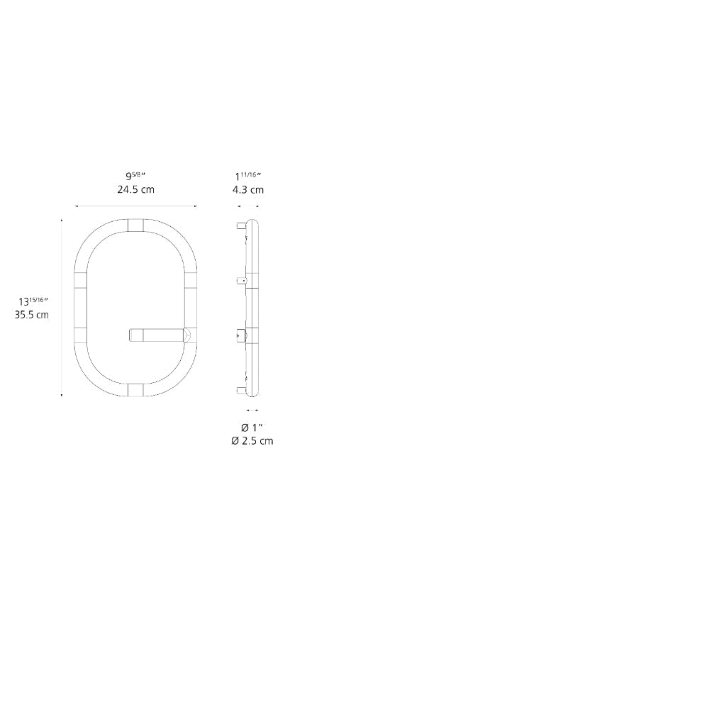 Artemide Alphabet of Light LED 24VDC Mini Uppercase Wall Light