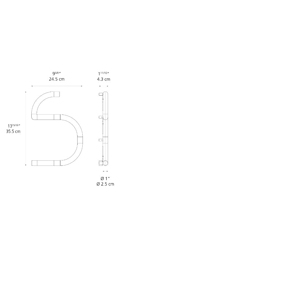 Artemide Alphabet of Light LED 24VDC Mini Uppercase Wall Light