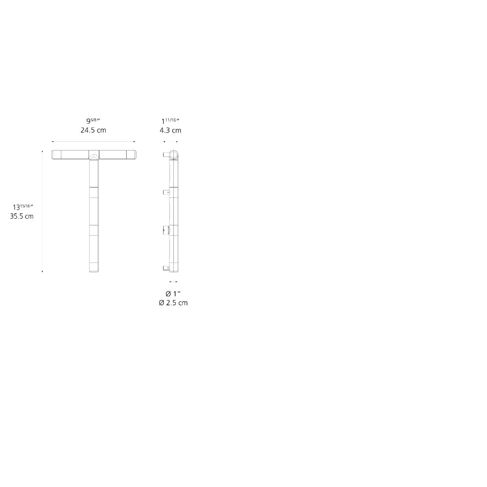 Artemide Alphabet of Light LED 24VDC Mini Uppercase Wall Light