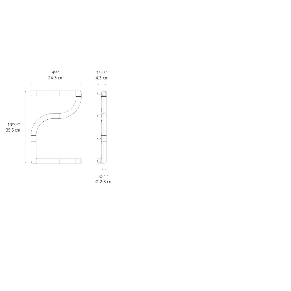 Artemide Alphabet of Light LED 24VDC Mini Uppercase Wall Light