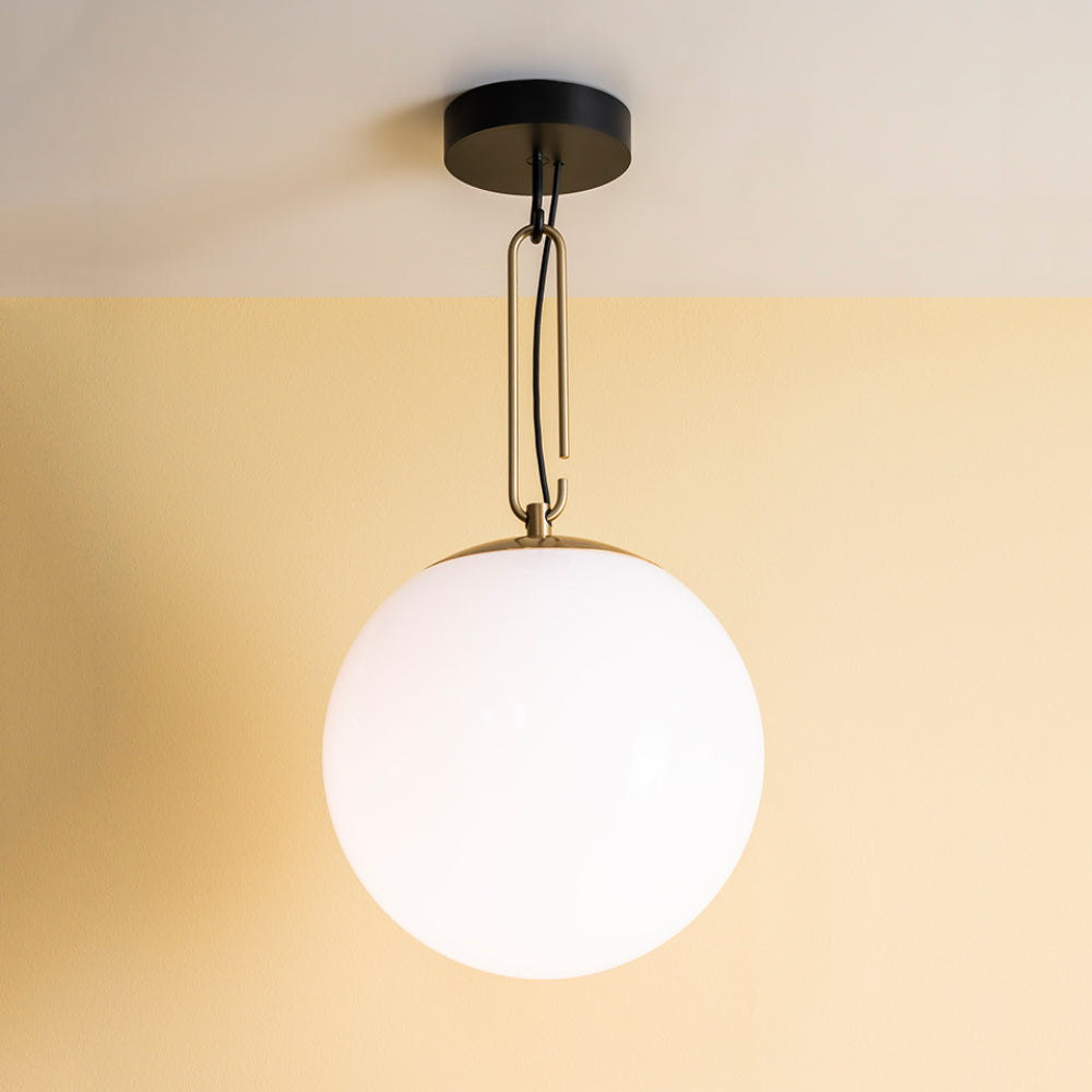 Artemide NH 35 LED Max 20W E26 Gold Ceiling Light