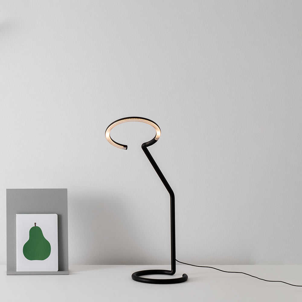 Artemide Vine LED 8W 30K 90CRI W/In-Set Pivot Black MP-MV Table Lamp