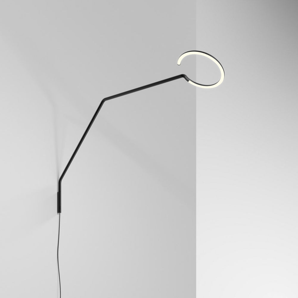 Artemide Vine LED 35W 30K 90CRI Black Large Wall Spot Light