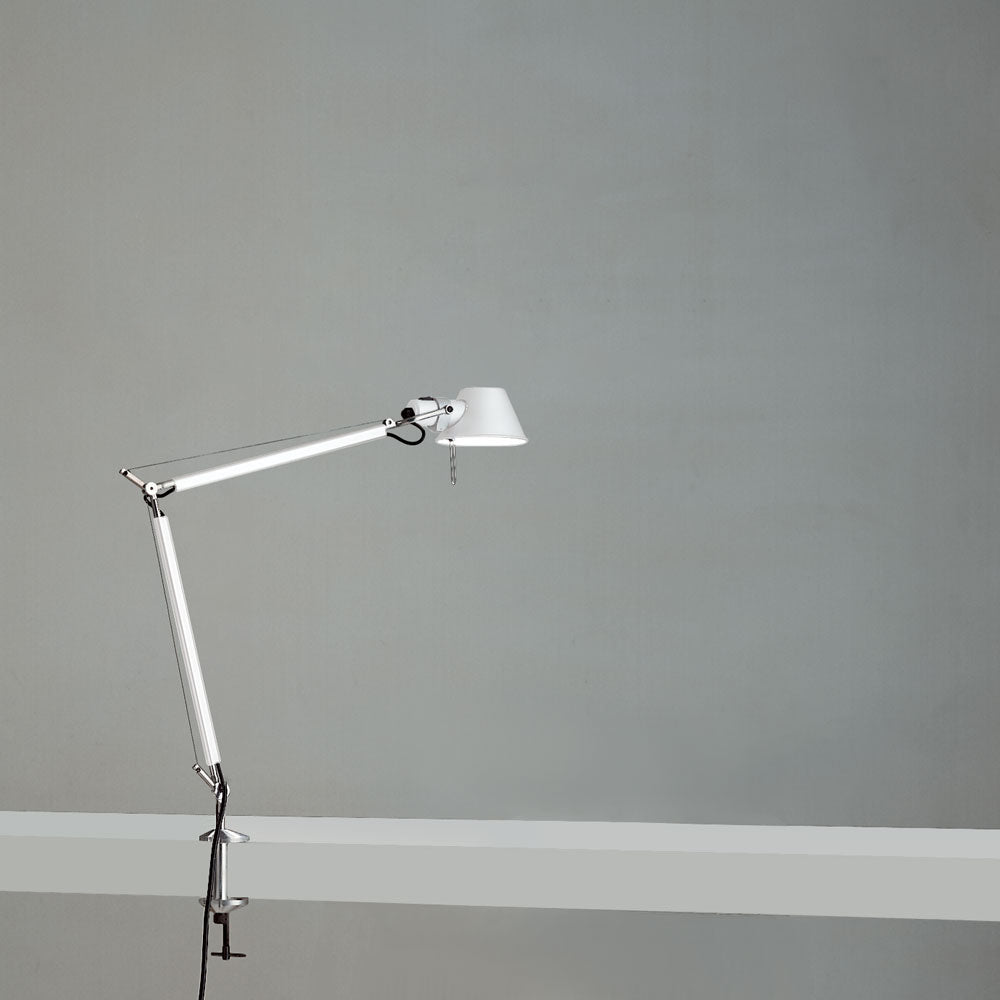 Artemide Tolomeo Max 60W E12 Brushed Copper Table Lamp W/Base