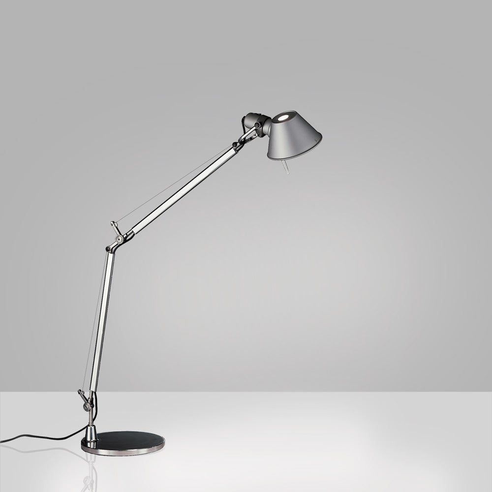 Artemide Tolomeo Max 60W E12 Brushed Copper Table Lamp W/Base