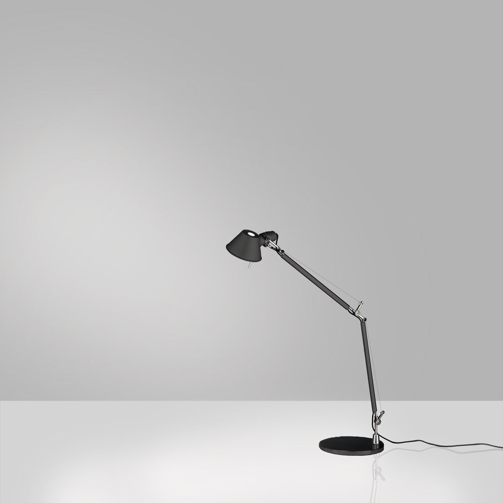 Artemide Tolomeo Max 60W E12 Brushed Copper Table Lamp W/Base