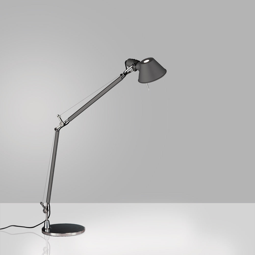 Artemide Tolomeo Max 60W E12 Brushed Copper Table Lamp W/Base