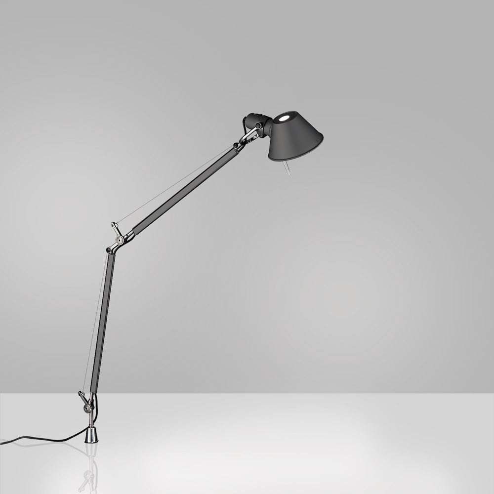 Artemide Tolomeo Max 60W E12 Brushed Copper Table Lamp W/Base