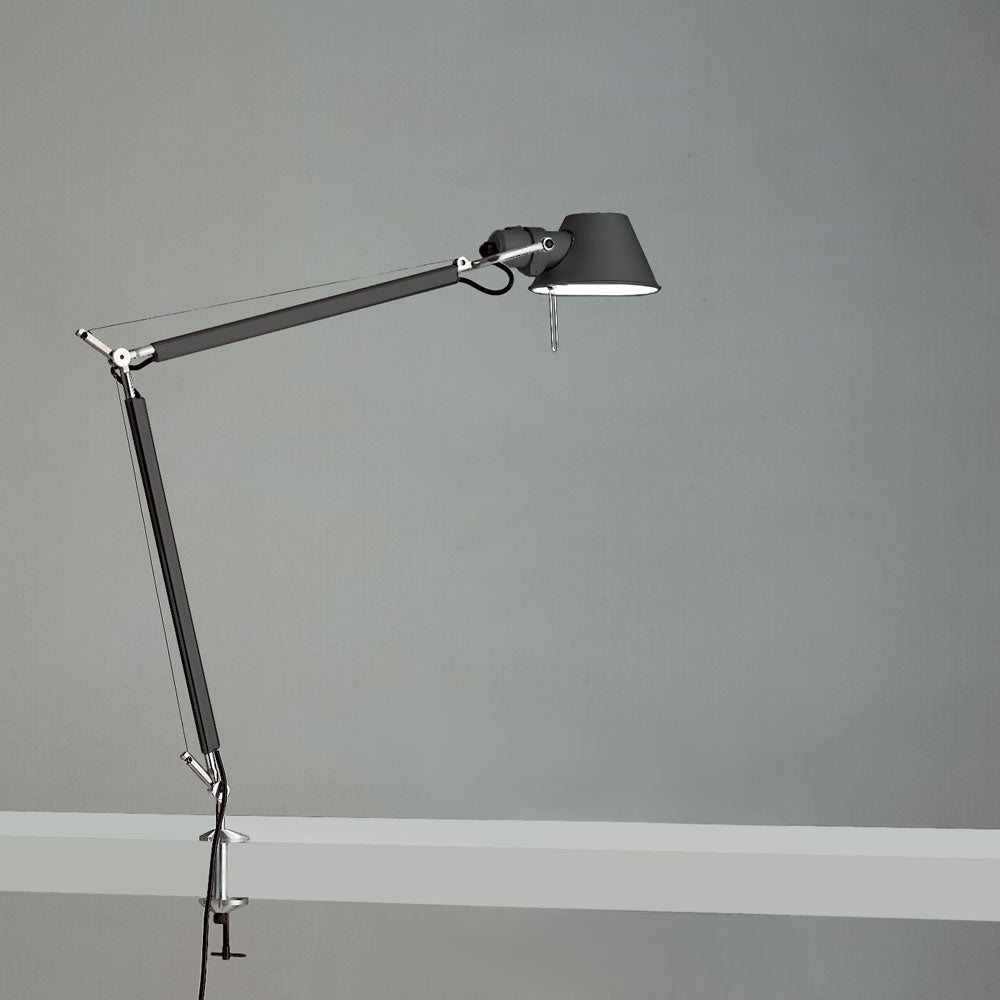 Artemide Tolomeo Max 60W E12 Brushed Copper Table Lamp W/Base