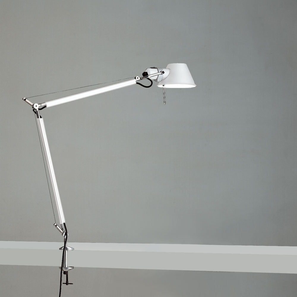 Artemide Tolomeo Max 60W E12 Brushed Copper Table Lamp W/Base