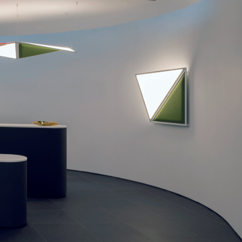 Artemide Flexia Light and Sound 48W 30K 90CRI 2-Wire/0-10V Dimmable HE Wall/Ceiling Light with White Frame & Canopy