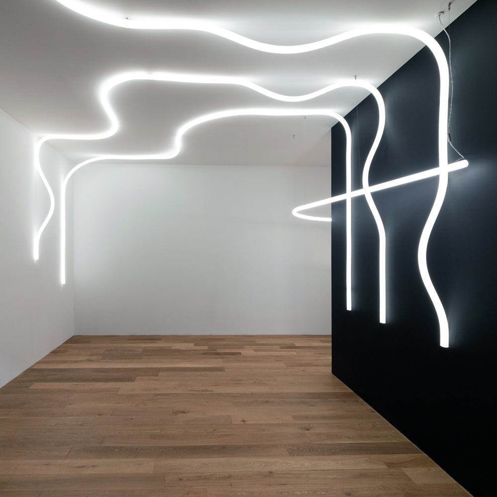 Artemide La Linea 40 196In (5M) LED 66W 30K 90CRI W/Surface Canopies White 24VDC Ceiling Light