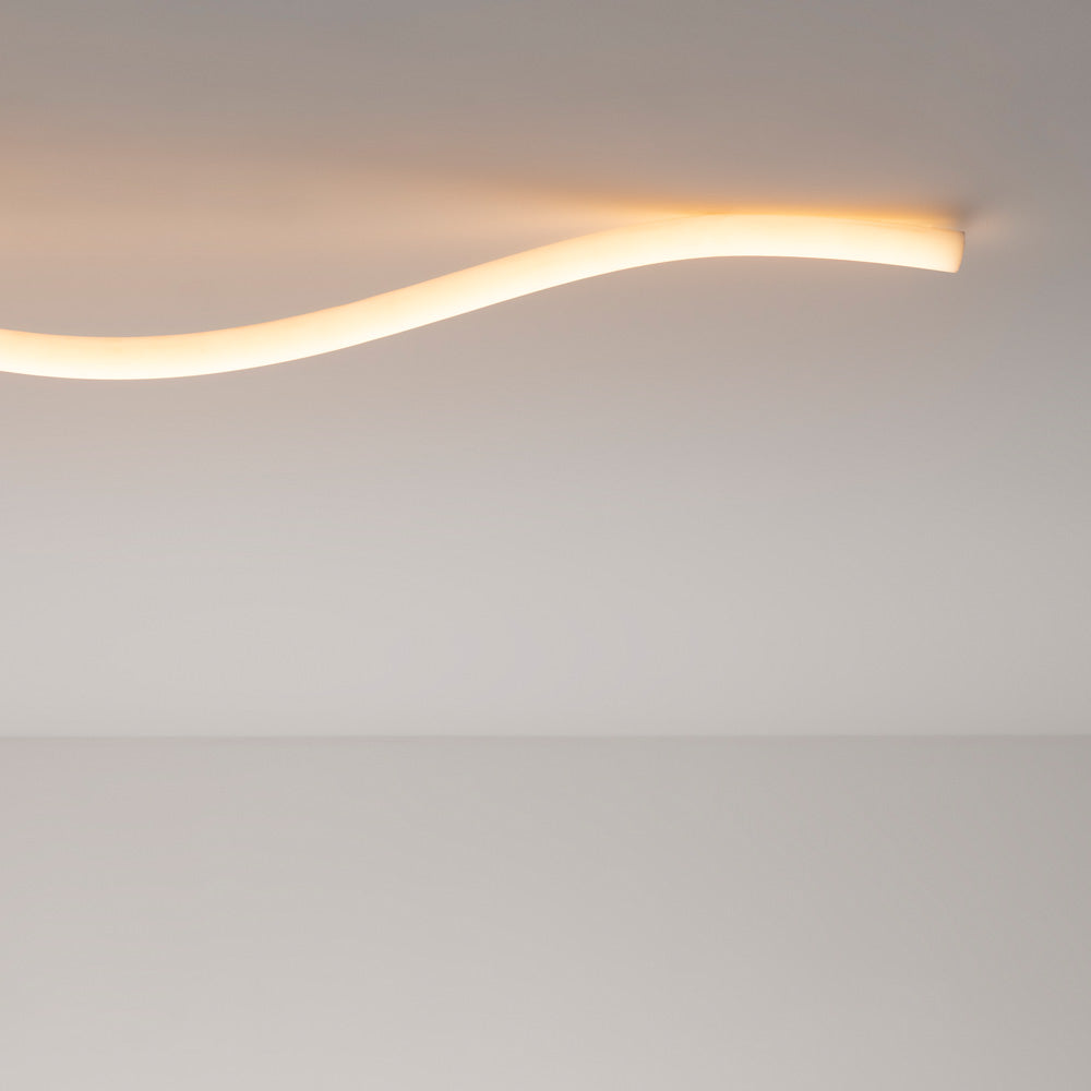 Artemide La Linea 40 Surface 196In (5M) LED 66W 30K 90CRI W/Canopy White 24VDC Wall/Ceiling Light