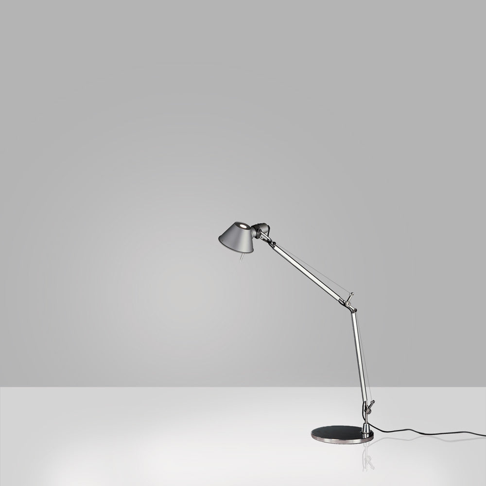 Artemide Tolomeo Max 60W E12 Brushed Copper Table Lamp W/Base