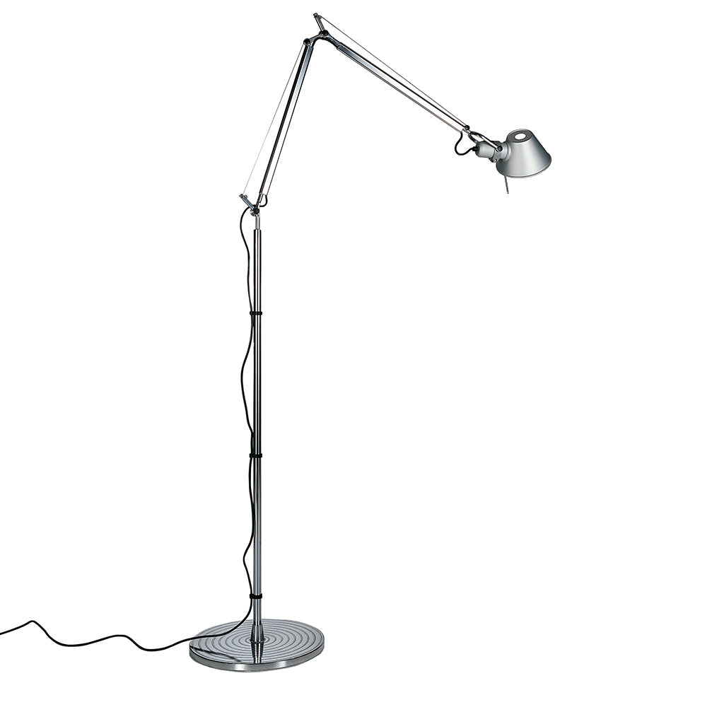Artemide Tolomeo LED 10W 30K MP-MV Aluminum W/Motion Sensor & Floor Support Light