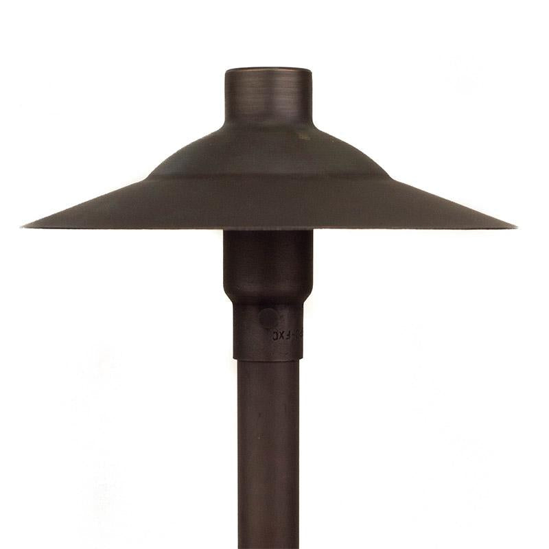 CopperMoon Lighting CM.730-16 Copper 9 Inch Path Light Top 16Inch Copper Stem With Stake
