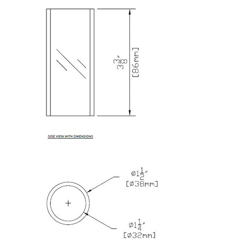 CopperMoon CM.500/CM.700 Glass - Replacement Clear Glass for CM.700 & CM.500 Path Lights (Min. Quantity 3)