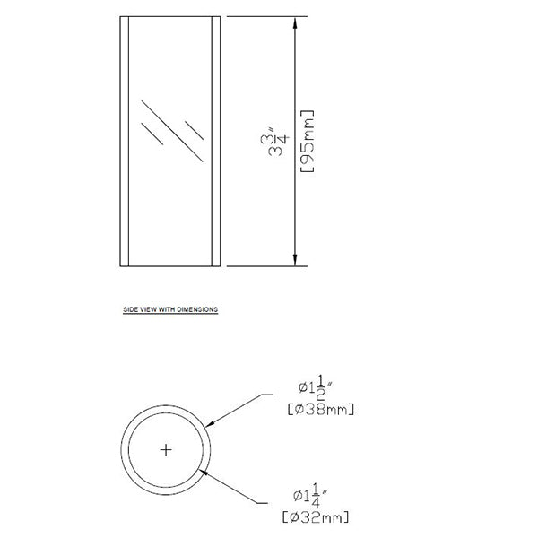 CopperMoon CM.730 / CM.750 Glass (Clear) - Replacement Glass for CM.730 / CM.750 Path Lights (Min Quantity 3)