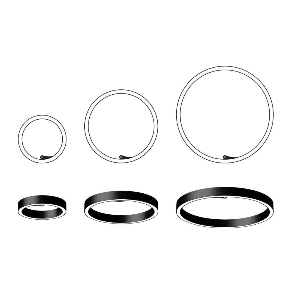 Neo Ray Define Geo Ring Direct & Indirect Suspended Mount Additional Image 8