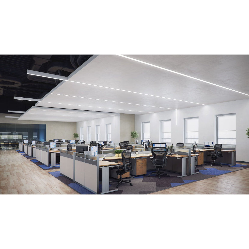 Neo Ray Define LED Acoustic Luminaire Linear Lighting Additional Image 1