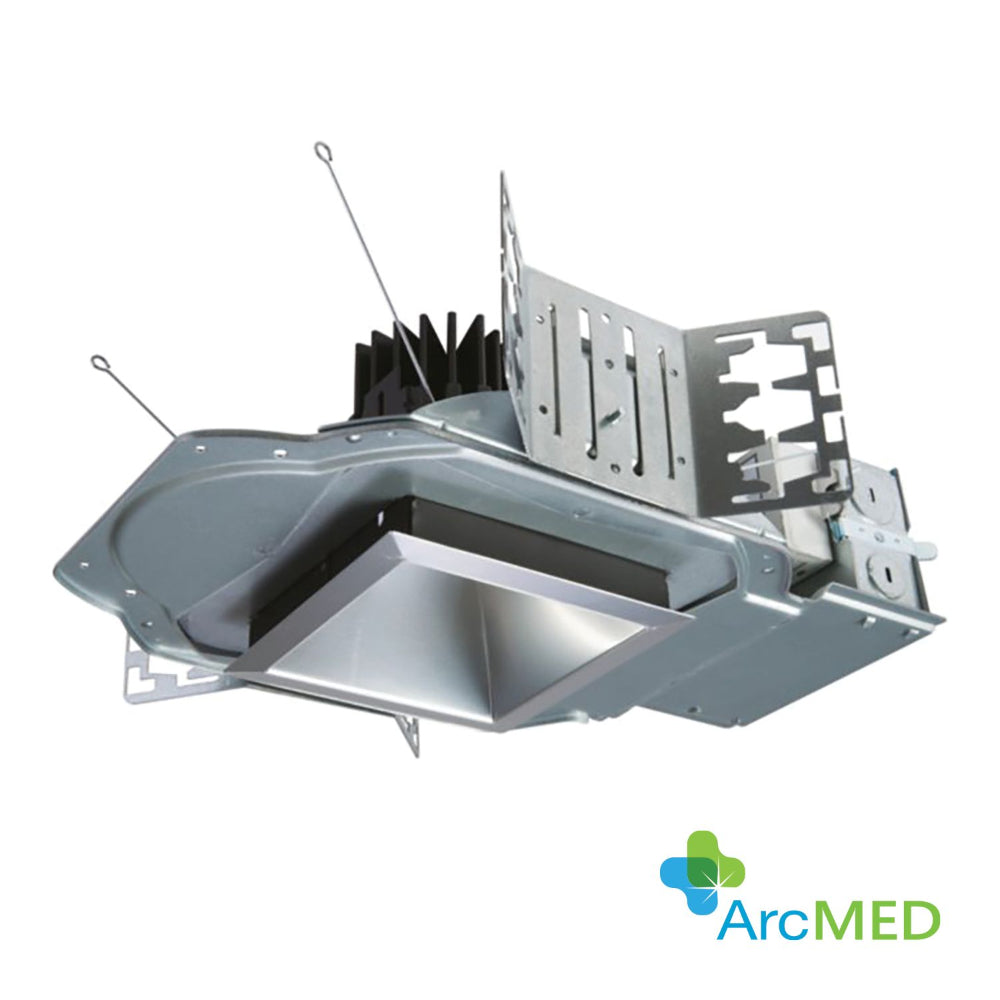 Failsafe Lighting FLDSQ4C Sealed or Medical & High Abuse 4 Inch Square Downlight