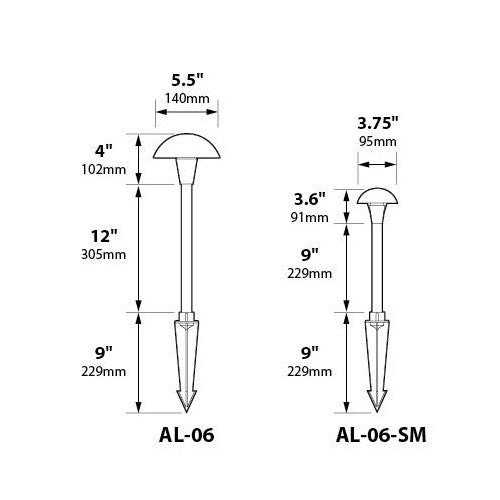 Focus Industries AL-06 Mushroom Hat 5.5" Area Light