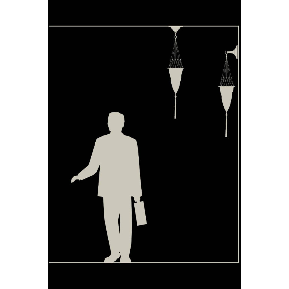 Fortuny Cesendello G 019 CE-3 IV in Glass Ceiling - &Oslash; 19,2 cm (7 5/8")